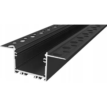 Stavební profil Hliníkový profil pro sádrokartonové desky TECH-LIGHT GK 22-7 černý 2m