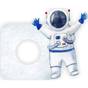 Samolepící dekorace Samolepka pod vypínač Drukant kosmonaut 22x18 cm