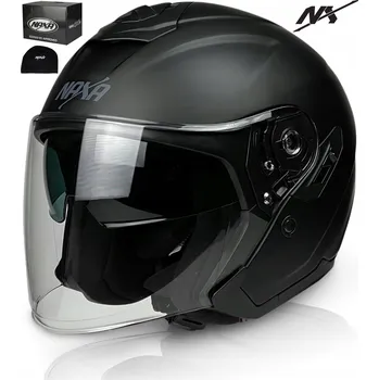 Helma na motorku Naxa Otevřená moto helma s clonou S28/B S
