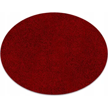 Koberec KOBEREC HLADKÝ JEDNOBAREVNÝ OBÝVACÍ POKOJ kruh 200 ETON červený svatba svatební hostina 36835