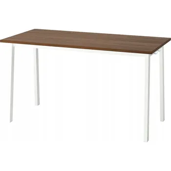 Konferenční stolek IKEA MITTZON Konferenční stůl, ořechová dýha/bílá, 140x68x75 cm