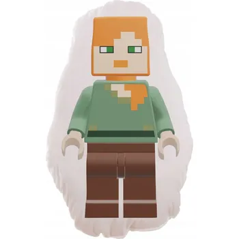 plyšák Polštář plyšák Lego Minecraft Alex