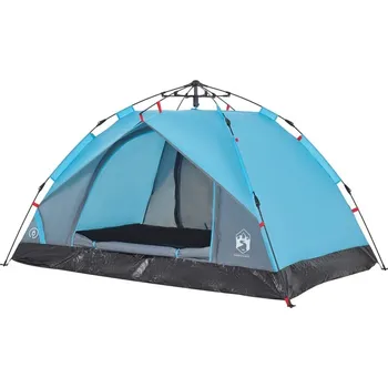 Stan OMAXI Kempingový stan kupole pro 3 osoby modrý rychloupínací 492967