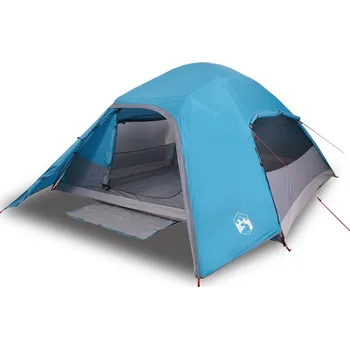 Stan OMAXI Kempingový stan kopule pro 4 osoby modrý nepromokavý 447547