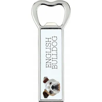 Otvírák Otvírák na lahve Buldok s geometrickým psem