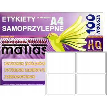 Speciální papír Samolepicí štítky 100x140 samolepky pro kurýry DPD, DHL, INPOST 100ks