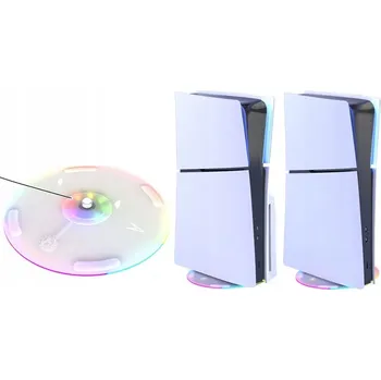 Stojan pro herní konzoli Vertikální stojan s RGB podsvícením pro konzoli PS5 Slim – Ultra tenký