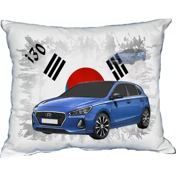 Povlak na dekorativní polštářek Polštářek s osobním autem Hyundai i30 (Polštářek s osobním autem )