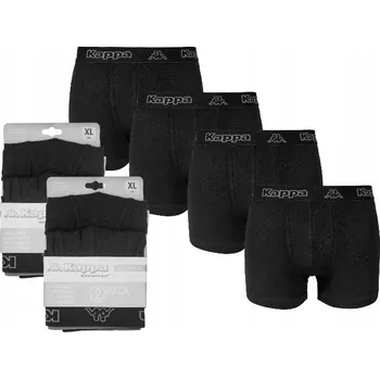 KAPPA pánské boxerky bavlna 4 ks vel. M černé
