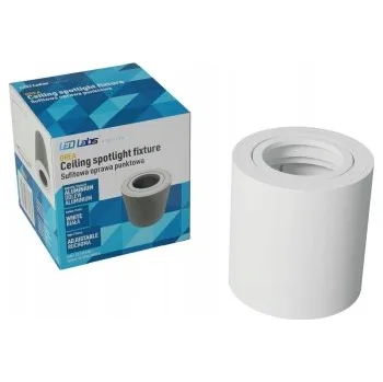 STROPNÍ SVÍTIDLO OREA bílé kulaté GU10 230V max. 35W 80x84 mm