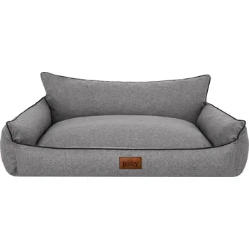 Pelíšek pro psa Doggy Pelech Joker, šedý ekolen Velikost: XL ( 82 x 63 cm)