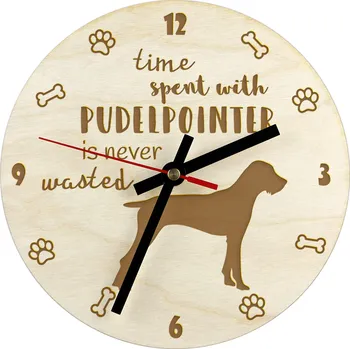 Hodiny Nástěnné hodiny Art-Dog béžové 20 cm