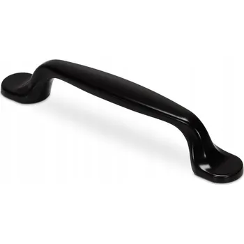 Nábytková úchytka klasická černá matná 25,7 x 1,9 x 2,5 cm