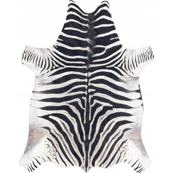 Koberec KOBEREC UMĚLÁ KŮŽE 155x195 cm VZHLED KŮŽE ZEBRA #C161