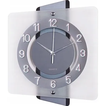 Hodiny Nástěnné hodiny JVD šedé 31 cm