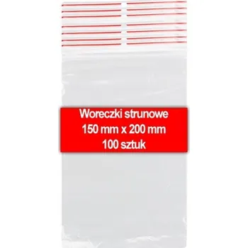 Sáček na potraviny Sáčkové Zipové Uzávěry 150x200mm 100 kusů Sada Igelitový Sáček Sáček