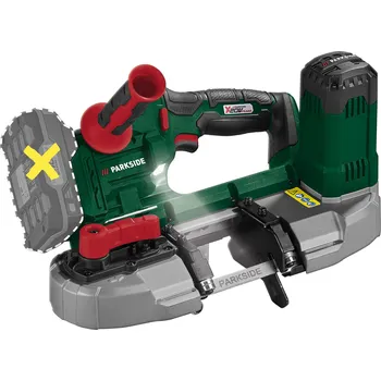 PARKSIDE® Aku pásová pila PMBA 20-Li A1 – bez akumulátoru a nabíječky