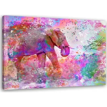 Obraz Barevný obraz Slon - Andrea Haase 90x60