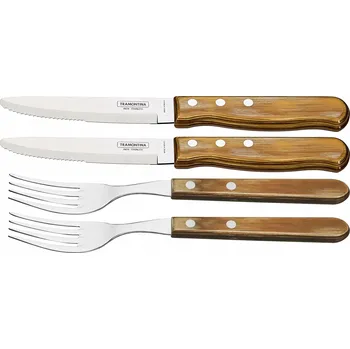 Příbor TRAMONTINA Příbor na steaky 4 ks JUMBO POLYWOOD