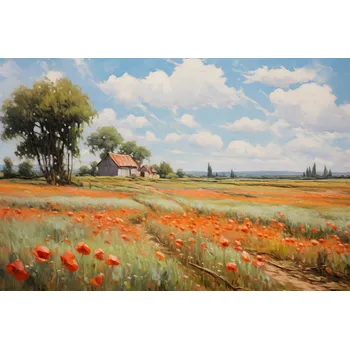 Plakát Plakát Šeptající Maková Pole bez rámu 91,5 x 61 cm