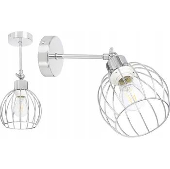 Nástěnné svítidlo Nástěnné svítidlo KINKIET pohyblivé loft drátěné na E27 chrom