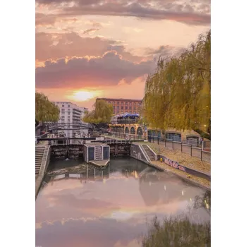 Obraz Plakát Kanál Regent na trhu Camden bez rámu 50 x 70 cm