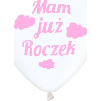 Balónek BALÓNEK K PRVNÍM NAROZENINÁM HOLČIČKA NAROZENINY DÍTĚTE 30 CM