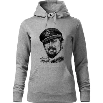 Dámská mikina Mikina - Waldemar Matuška Barva: Šedá (12), Velikost: XXL, Střih: Dámské