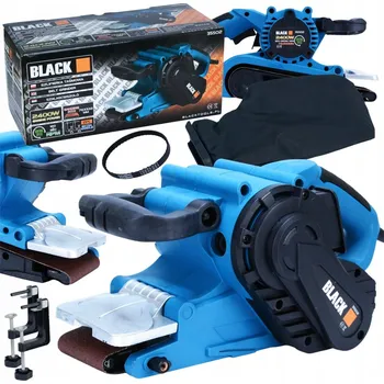 pásová bruska Pásová bruska Black 2400W 76x533 mm, síťová