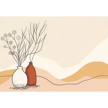 Plakát Plakát Stylové béžové provedení, bez rámu, 66,5 x 46,5 cm