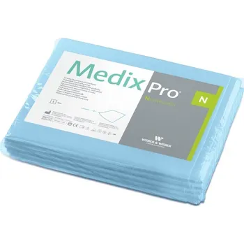 Prostěradlo Weber & Weber Prostěradla MedixPro-N, 160x210 (40 ks) Barva: Modrá