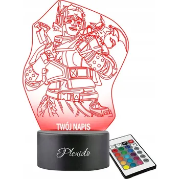 Lampička Plexido vícebarevná Noční lampa