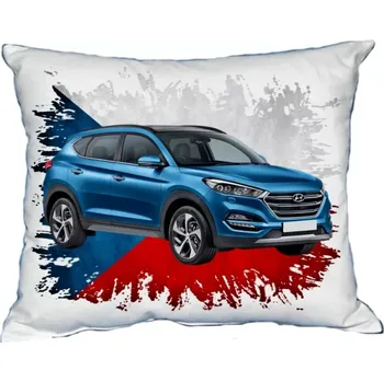 Povlak na dekorativní polštářek Polštářek s osobním autem Hyundai Tucson II. (Polštářek s osobním autem )