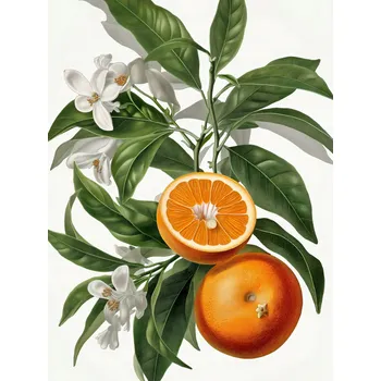 Plakát Plakát Zralost pomeranče bez rámu 30 x 40 cm