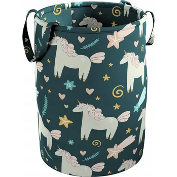 úložný prostor na hračky Yellow Tipi Koš na hračky Tobi modrý