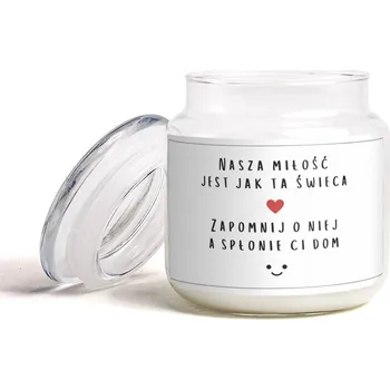 Svíčka Parafínová vonná svíčka Bavlna Prezentonauci 1 ks