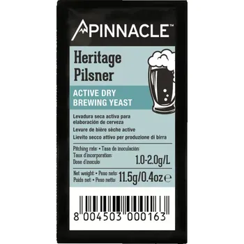 výroba alkoholu Pinnacle Heritage Pilsner 11,5 g