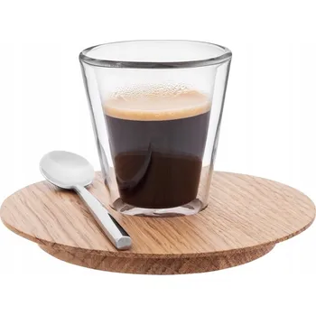 Sklenice CLAP Termo Sklenice Sada na Kávu Espresso