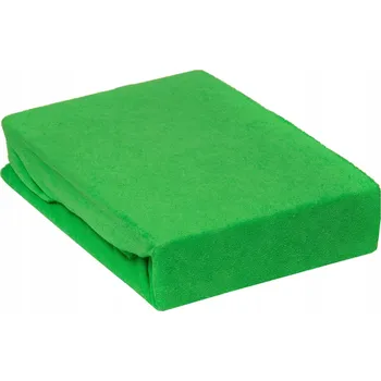 Prostěradlo Froté prostěradlo s gumou 180x80 zelené