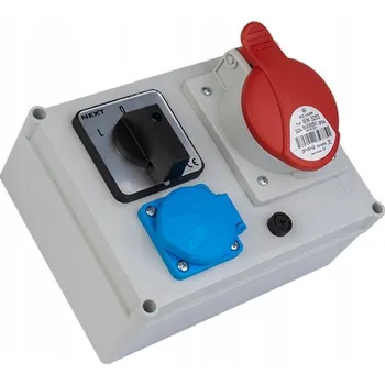 Rozvaděč STAVEBNÍ ROZVADĚČ ZÁSUVKOVÁ SKŘÍŇ S JISTIČEM LOP 32A 230/400V