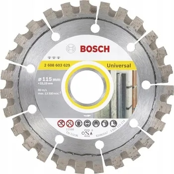 Řezný kotouč Bosch diamantový kotouč 115x22 segmentová universa