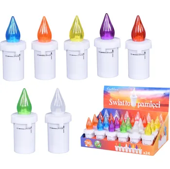 Svíčka Nohel Garden Lampička hřbitovní MEMOR LED 90denní d4x10cm