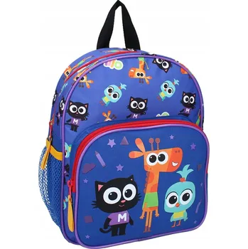 Dětský batoh Batoh do školky s mnoha přihrádkami Milo Vadobag pro kluky i holky, modrý, vícebarevný