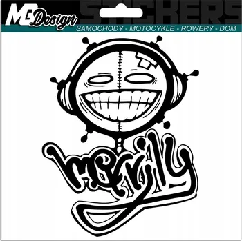 Samolepicí dekorace na vozidlo SAMOLEPKA na auto PANENKA NÁLEPKA 12x12cm