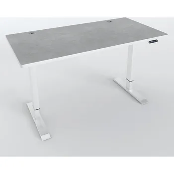 Obdélníkový psací stůl VESKA 140 x 70 x 120 cm antracit