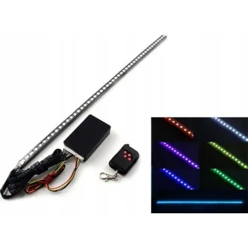 Maják Lampa KNIGHT RIDER 48 LED RGB stroboskop 24V 55 cm