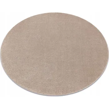 Koberec KOBEREC SOFTY hladký kulatý 120 cm BÉŽOVÝ #AF889