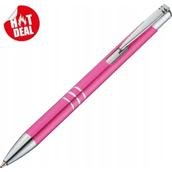 REKLAMNÍ RŮŽOVÉ PROPISKY S GRAVÍROVÁNÍM - logo, nápis - 100 kusů