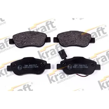 Brzdová destička Sada brzdových destiček, kotoučová brzda KRAFT AUTOMOTIVE 6003317