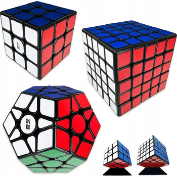 Obraz SADA KOSTEK 3X3 + 5X5 + Megaminx QiYi ORIGINÁLNÍ PROFESIONÁLNÍ KOSTKA